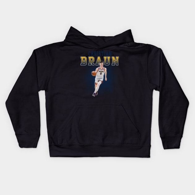 Christian Braun Kids Hoodie by Bojes Art